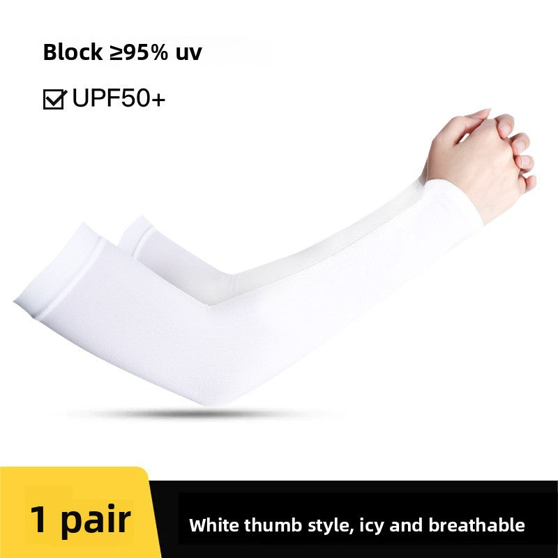 Mangas refrescantes unisex con protección UV para actividades al aire libre