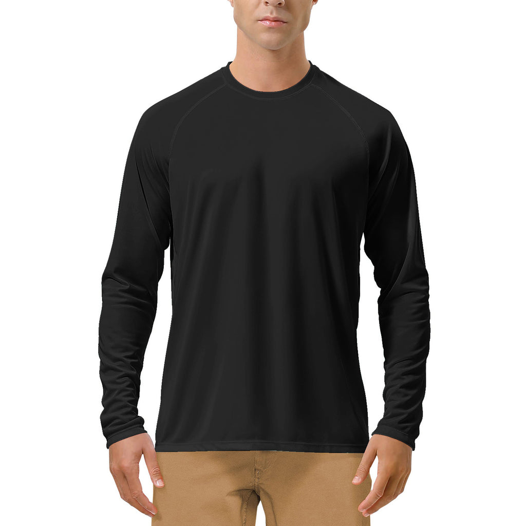 Camisa elástica de manga larga con protección solar UPF50+