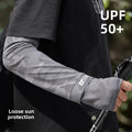 Mangas de protección solar de seda fría para hombre.