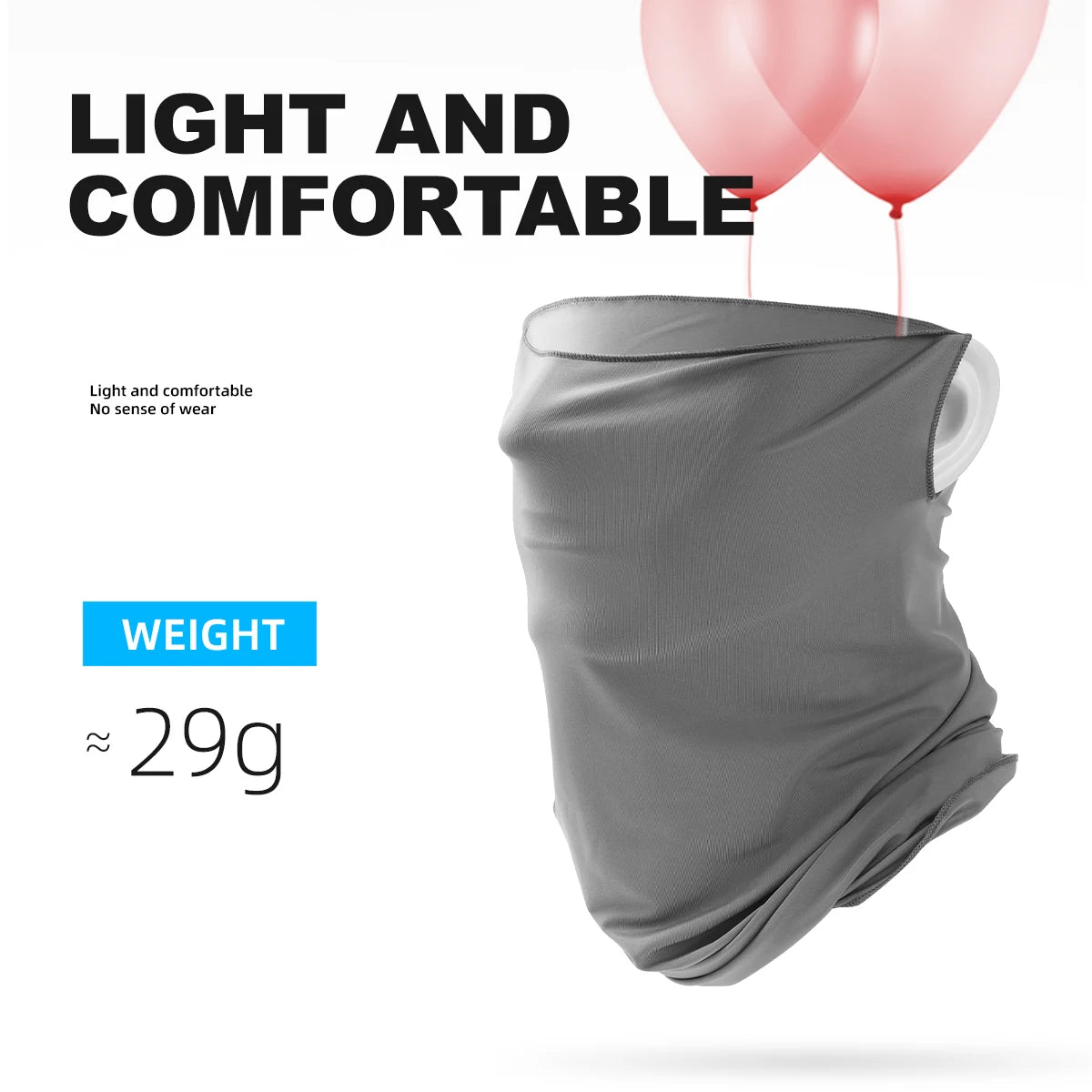 Buff cuello UPF50+ ultra ligero | Efecto frío, secado rápido, protección solar