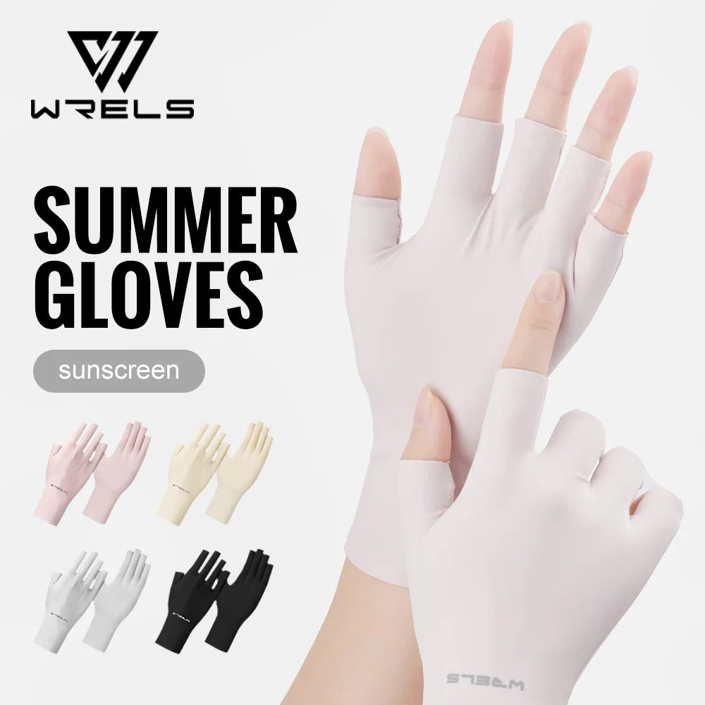 Guantes sin dedos con protección UV UPF | Antideslizantes para outdoor, ciclismo y equitación