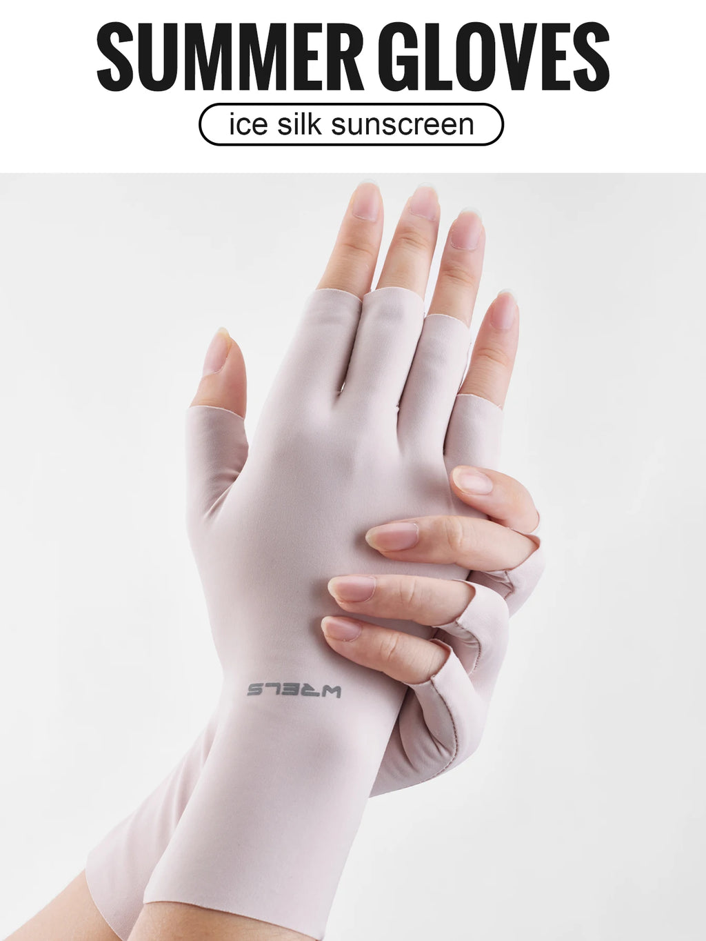 Guantes sin dedos con protección UV UPF | Antideslizantes para outdoor, ciclismo y equitación