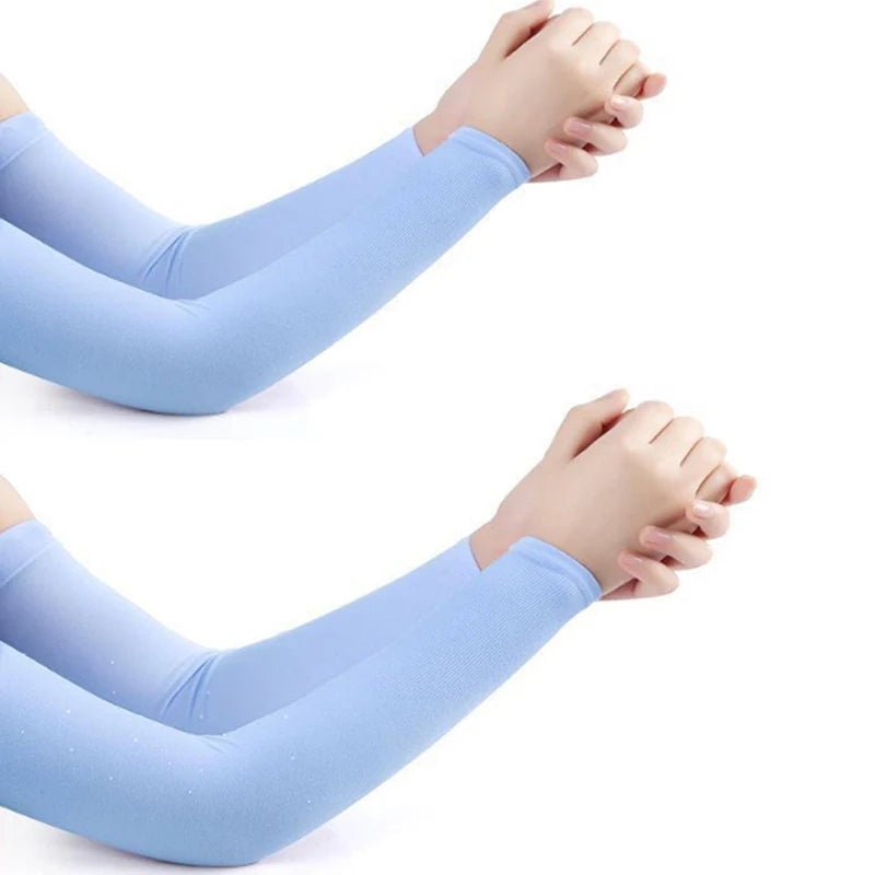 Mangas de protección solar Ice Silk UPF | Antideslizantes para ciclismo y outdoor
