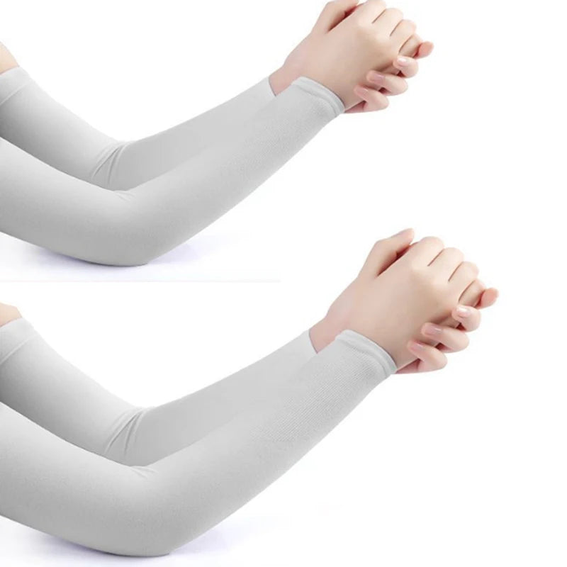 Mangas de protección solar Ice Silk UPF | Antideslizantes para ciclismo y outdoor