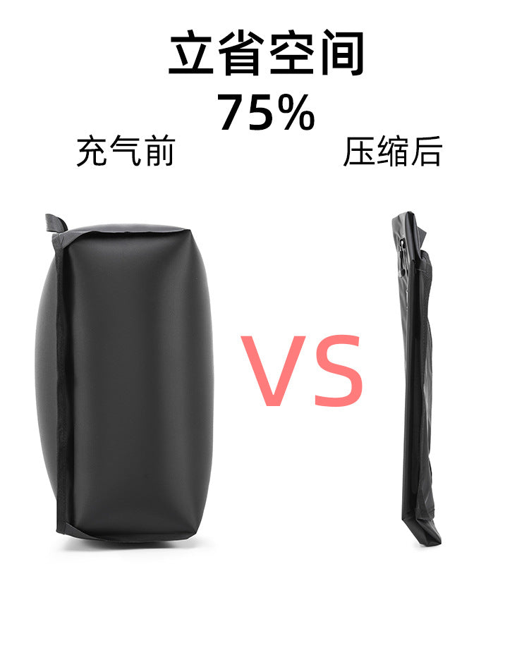 Bolsa de compresión al vacío con ventana y bomba, reutilizable, impermeable y ahorradora de espacio para equipaje y maletas.