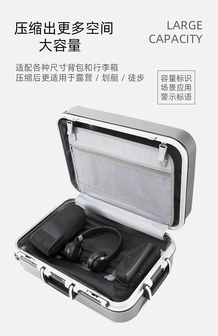 Bolsa de compresión al vacío con ventana y bomba, reutilizable, impermeable y ahorradora de espacio para equipaje y maletas.