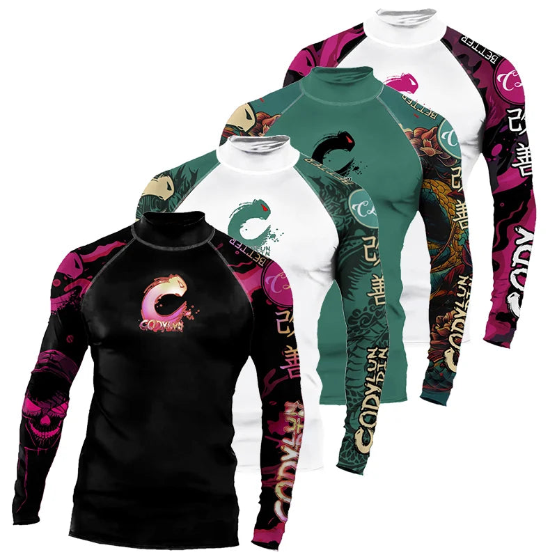 Traje de surf manga larga UPF 50+ – Protección solar y libertad de movimiento