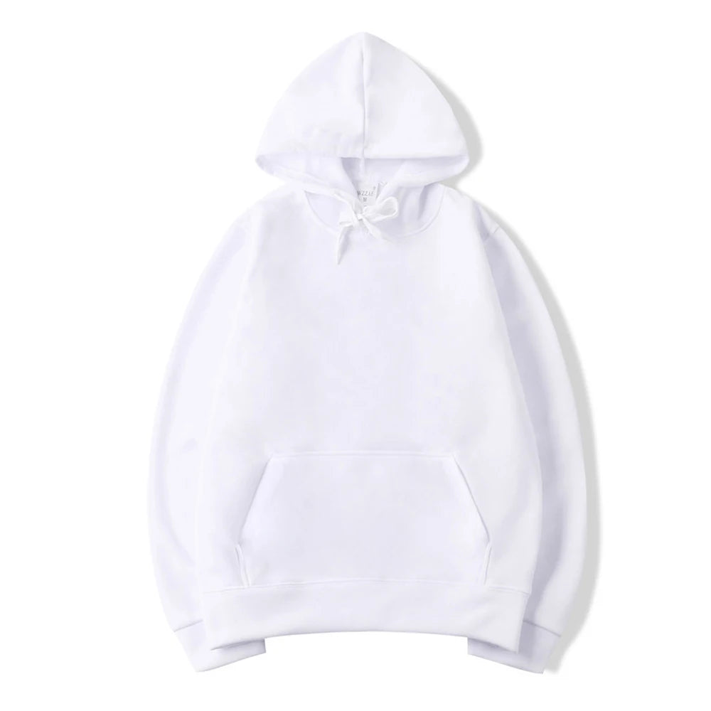 Hombre y mujer Pullover Spring Autumn Casual Hoodie Sweatshirts Solid Color Hoodies Oversize Black Sweatshirt For Male
