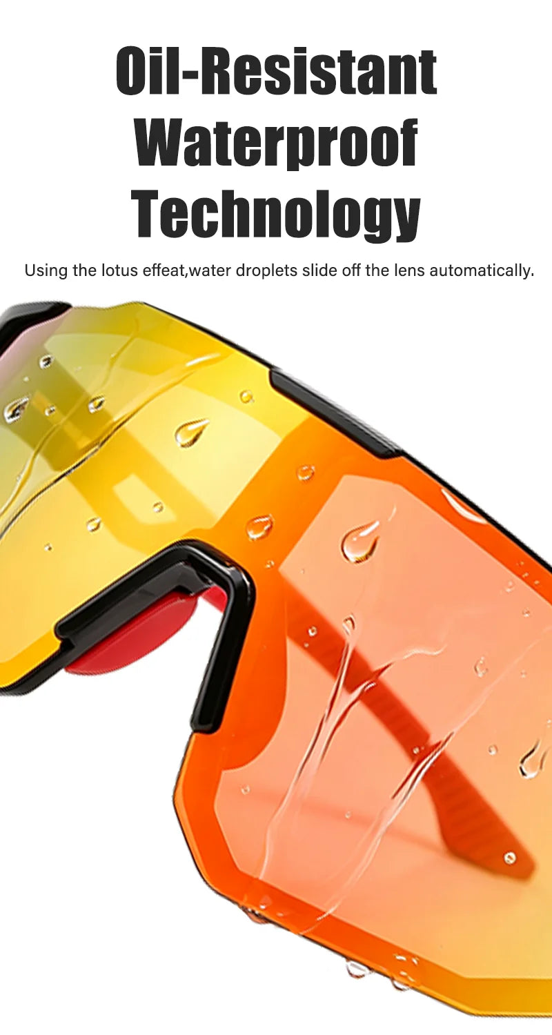Gafas deportivas polarizadas para ciclismo (UV400, ligeras, HD, unisex): gafas profesionales para ciclismo de carretera y MTB.