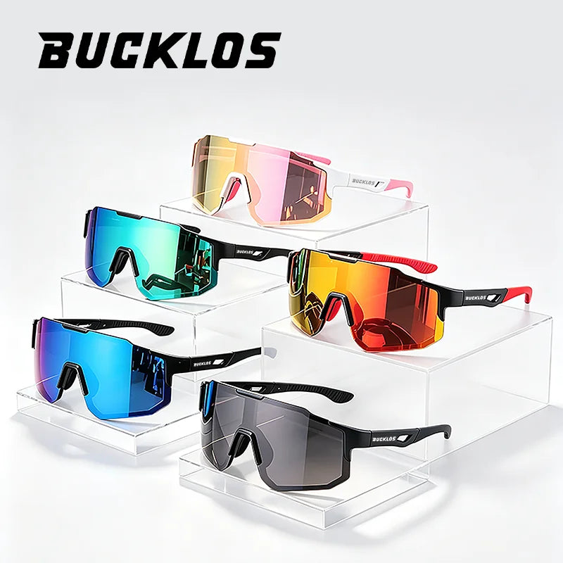Gafas deportivas polarizadas para ciclismo (UV400, ligeras, HD, unisex): gafas profesionales para ciclismo de carretera y MTB.