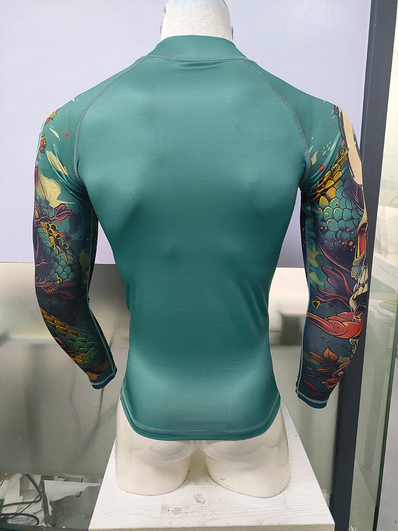 Traje de surf manga larga UPF 50+ – Protección solar y libertad de movimiento