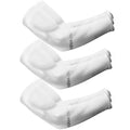 3 pares de mangas de seda helada unisex para protección solar; ideales para actividades al aire libre como ciclismo, conducción y pesca.
