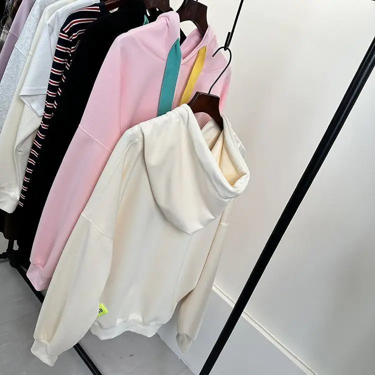 Hoodie oversize de colores – Pullover mujer