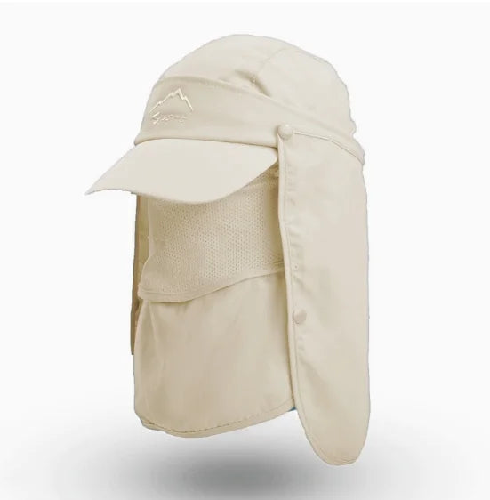 UPF 50+ Gorra de proteccion solar para pesca, outdoor, hiking.