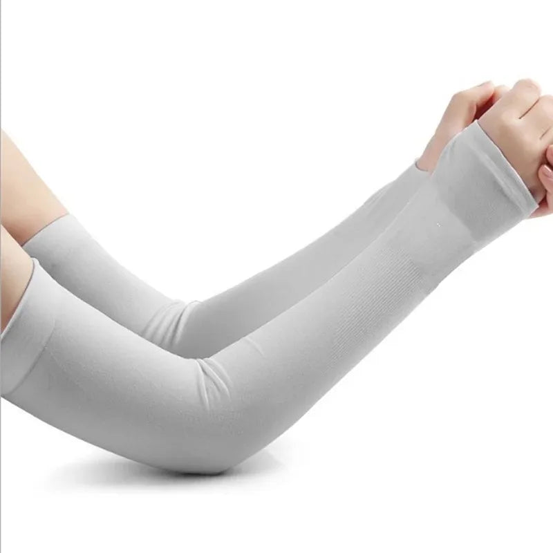 Mangas de protección solar Ice Silk UPF | Antideslizantes para ciclismo y outdoor