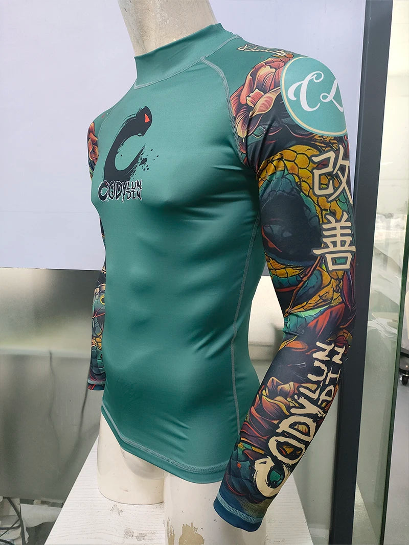 Traje de surf manga larga UPF 50+ – Protección solar y libertad de movimiento