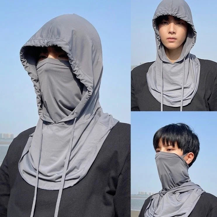 Gorro protección solar cubre rostro