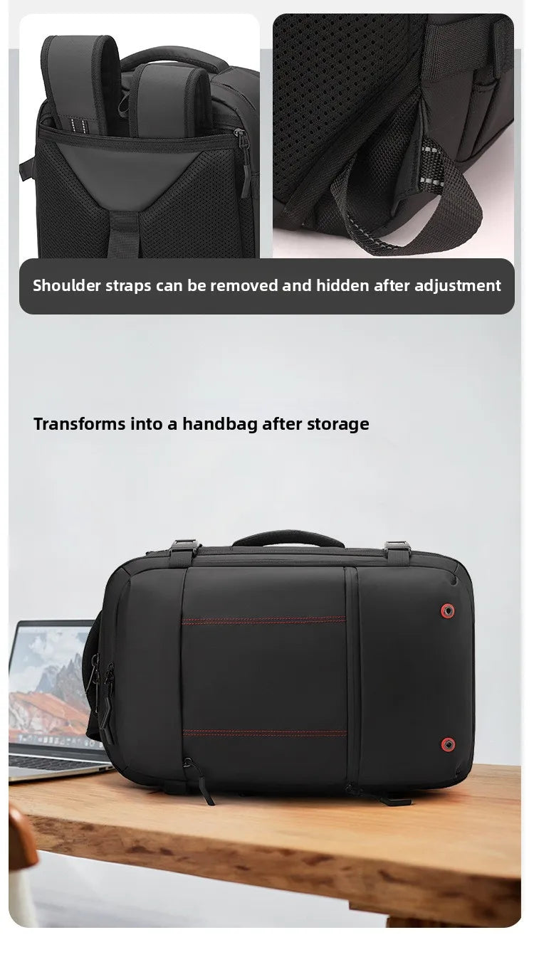 Mochila multifuncional compresión al vacío unisex | Equipaje de mano con compartimento portátil