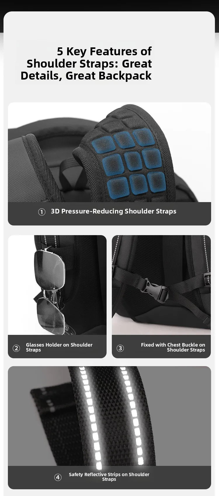 Mochila multifuncional compresión al vacío unisex | Equipaje de mano con compartimento portátil