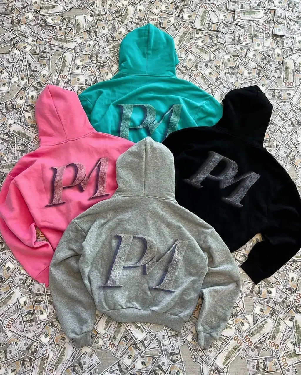 Hoodie retro con estampado – Unisex