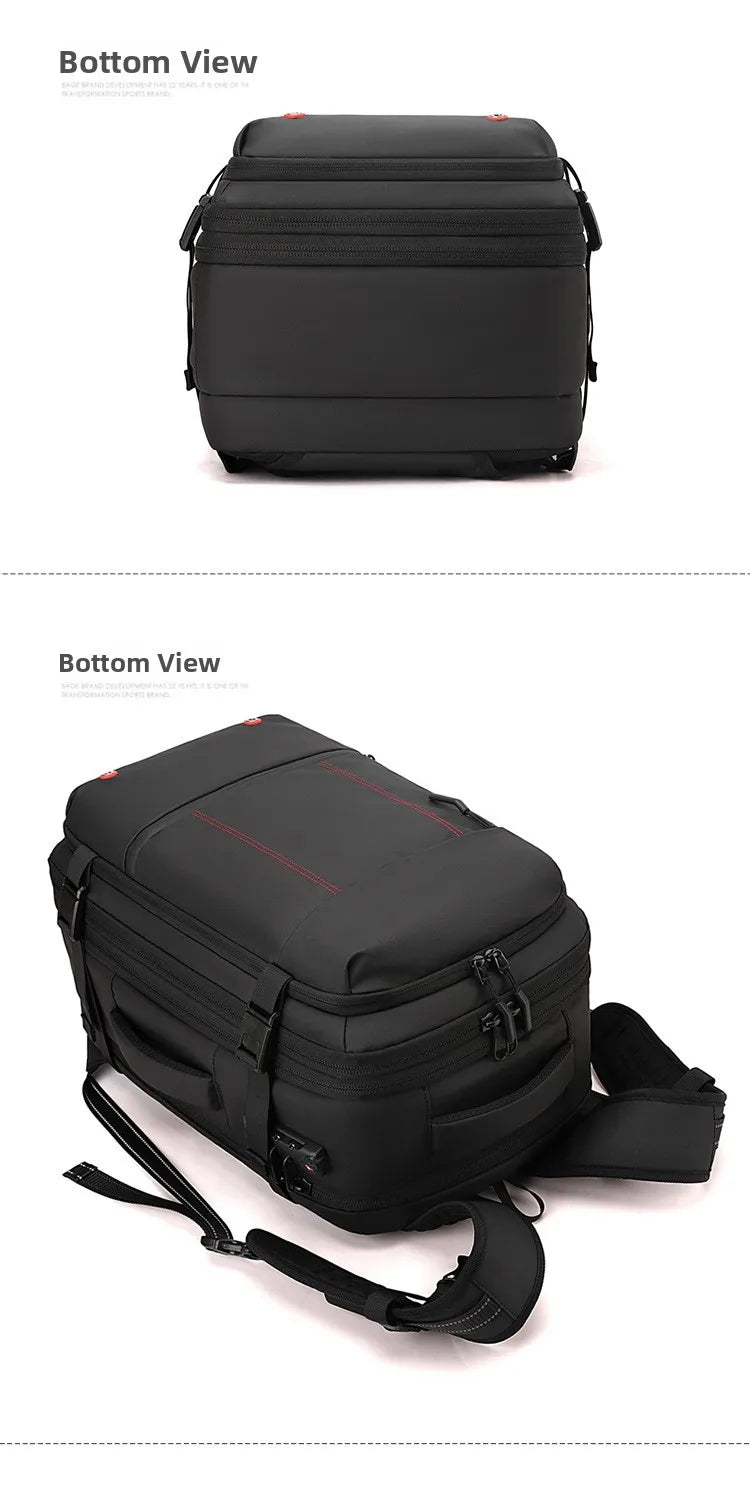 Mochila multifuncional compresión al vacío unisex | Equipaje de mano con compartimento portátil