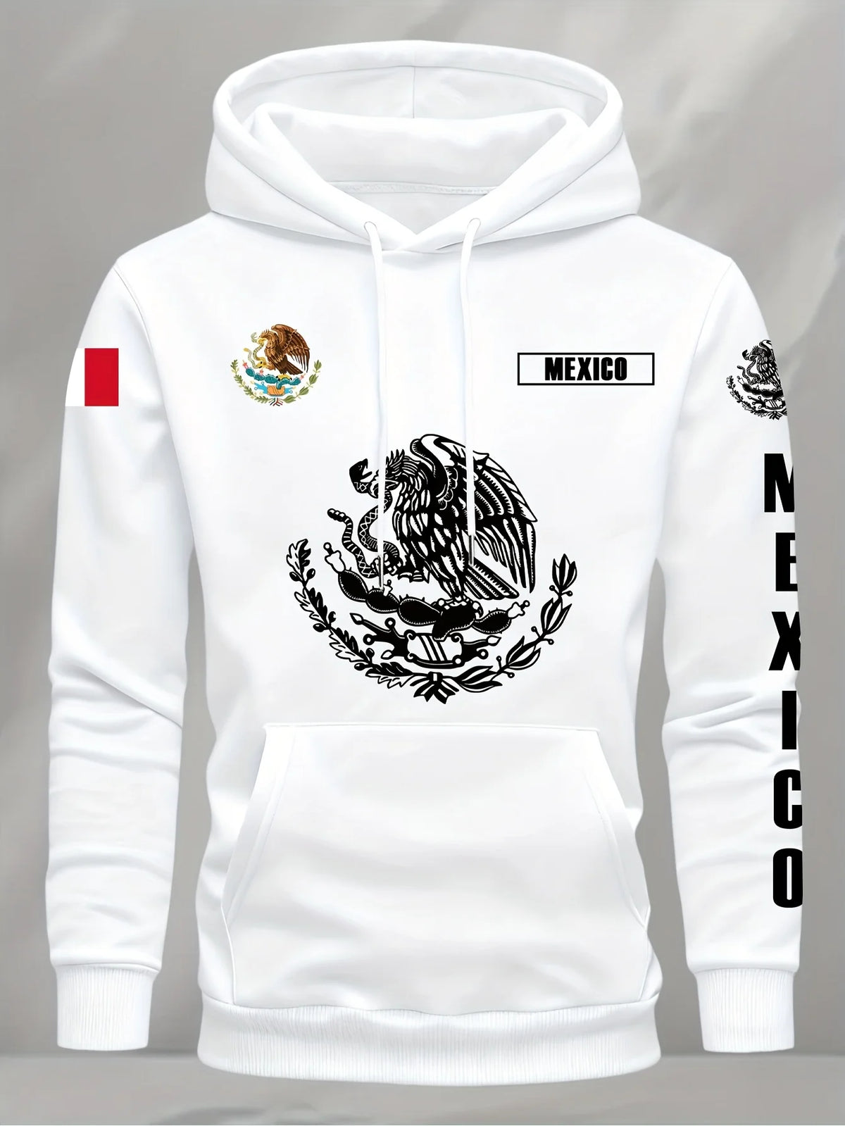 Hoodie Bandera de México – Unisex outdoor