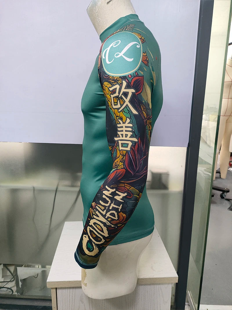Traje de surf manga larga UPF 50+ – Protección solar y libertad de movimiento