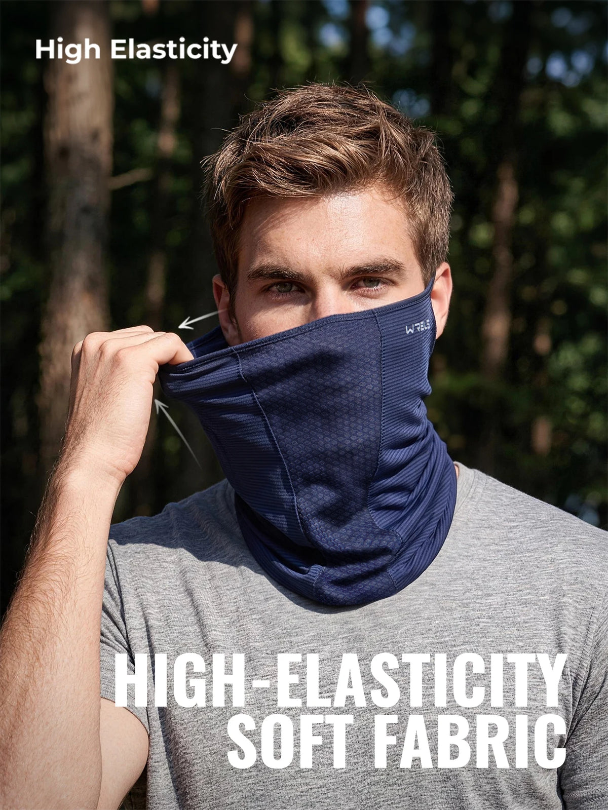Pasamontañas de cuello UPF50+ | Máscara facial protectora unisex outdoor