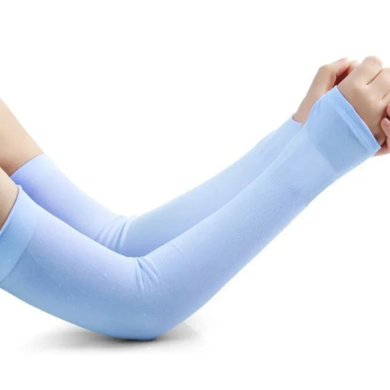Mangas de protección solar Ice Silk UPF | Antideslizantes para ciclismo y outdoor
