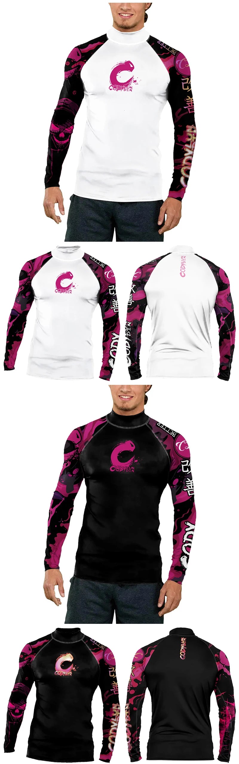 Traje de surf manga larga UPF 50+ – Protección solar y libertad de movimiento