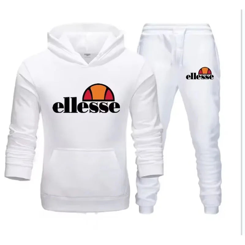 Conjunto deportivo con hoodie estampado – Hombre