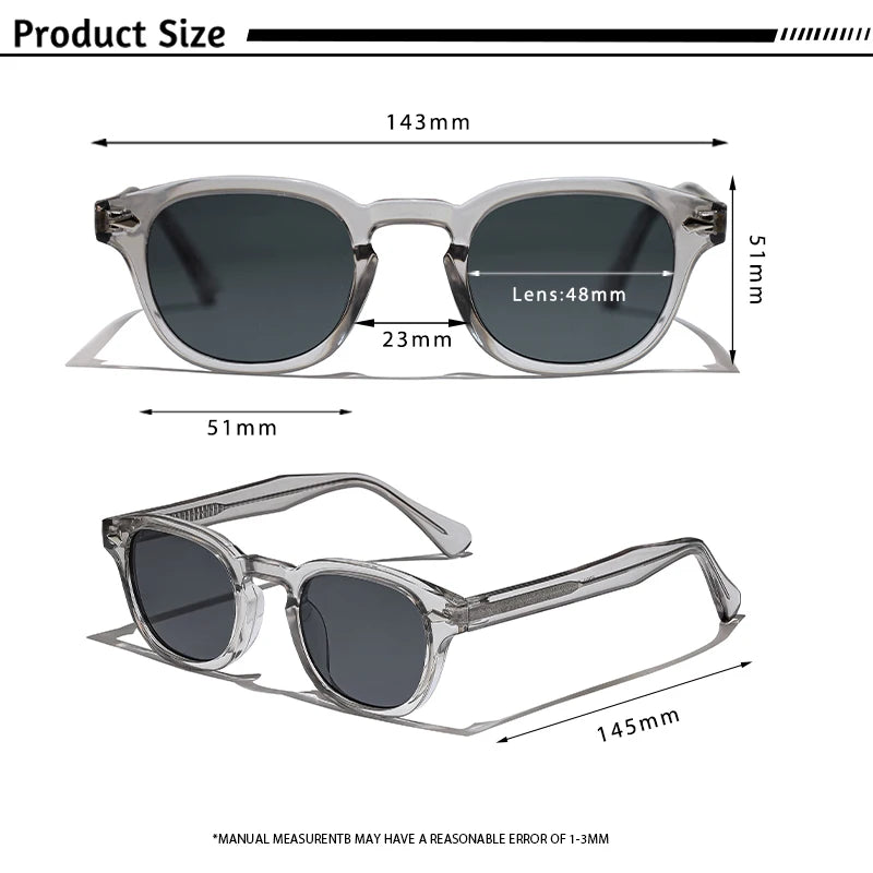 Gafas de sol HBK fashion lentes degradadas | Montura redonda para uso diario y outdoor