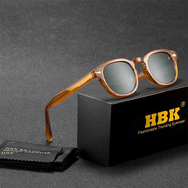 Gafas de sol HBK fashion lentes degradadas | Montura redonda para uso diario y outdoor