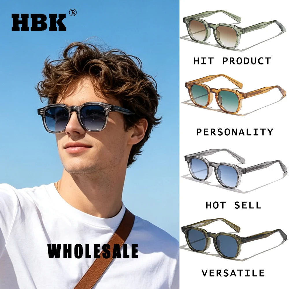 Gafas de sol cuadradas retro UV400 | Estilo punk fashion para hombre y mujer