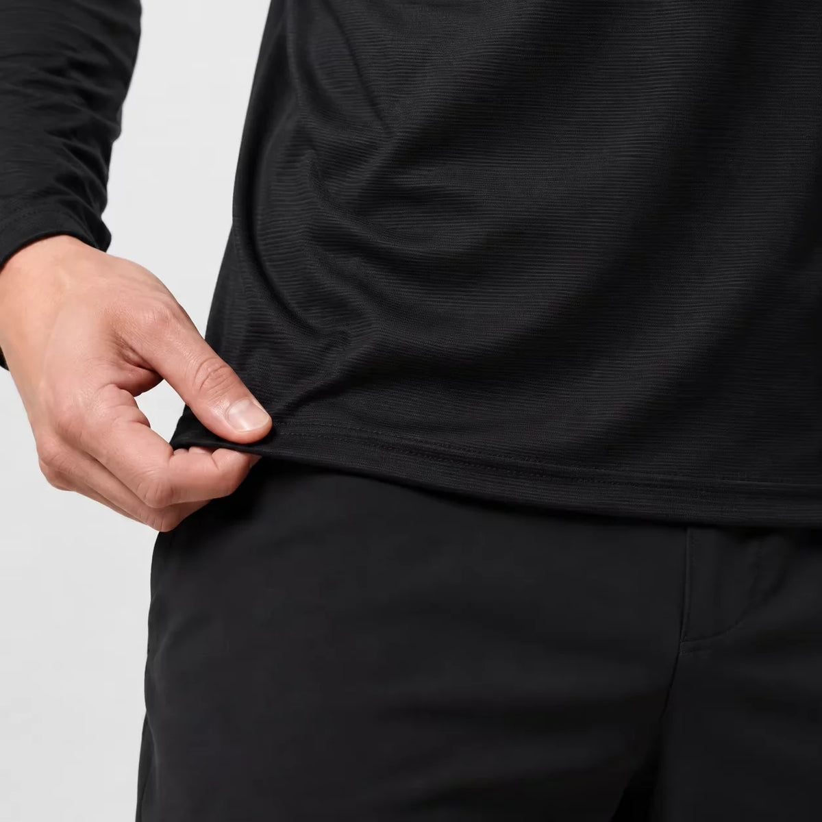 Camiseta de manga larga para hombre con protección UV UPF 50+, ligera, de secado rápido y transpirable; ideal para actividades al aire libre como correr, pescar, hacer senderismo y practicar deporte.