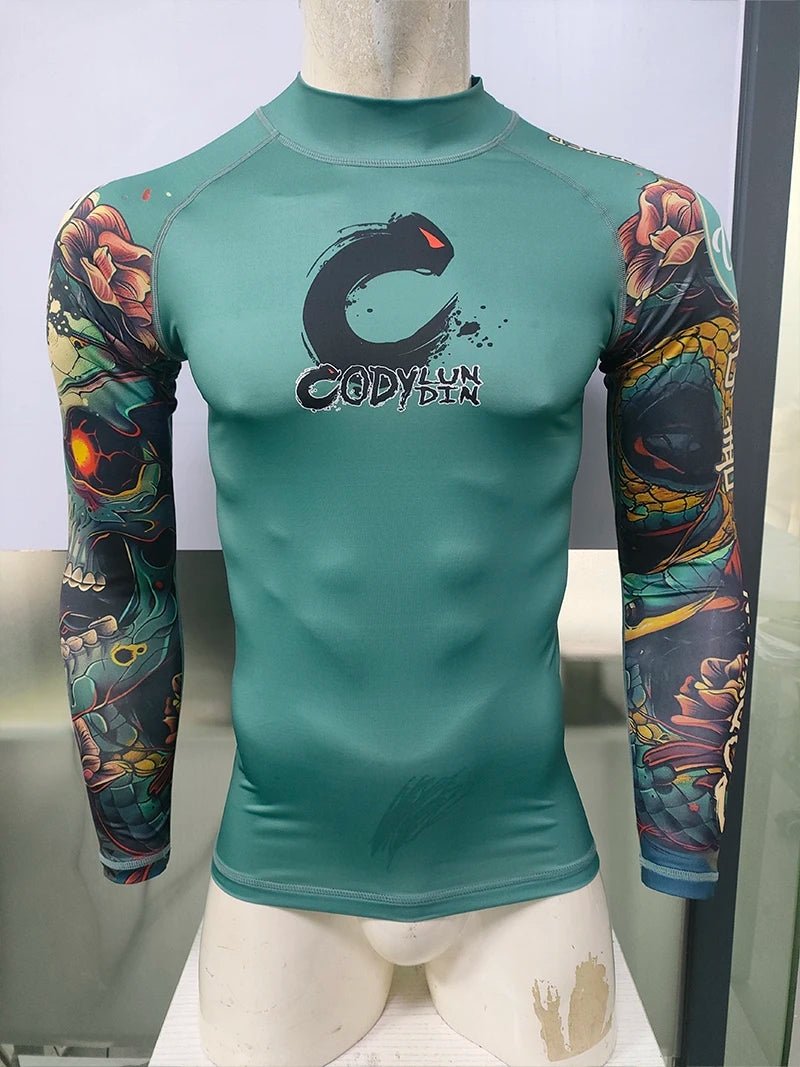 Traje de surf manga larga UPF 50+ – Protección solar y libertad de movimiento