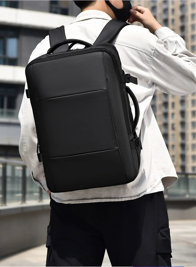 Mochila multifuncional compresión al vacío unisex | Equipaje de mano con compartimento portátil