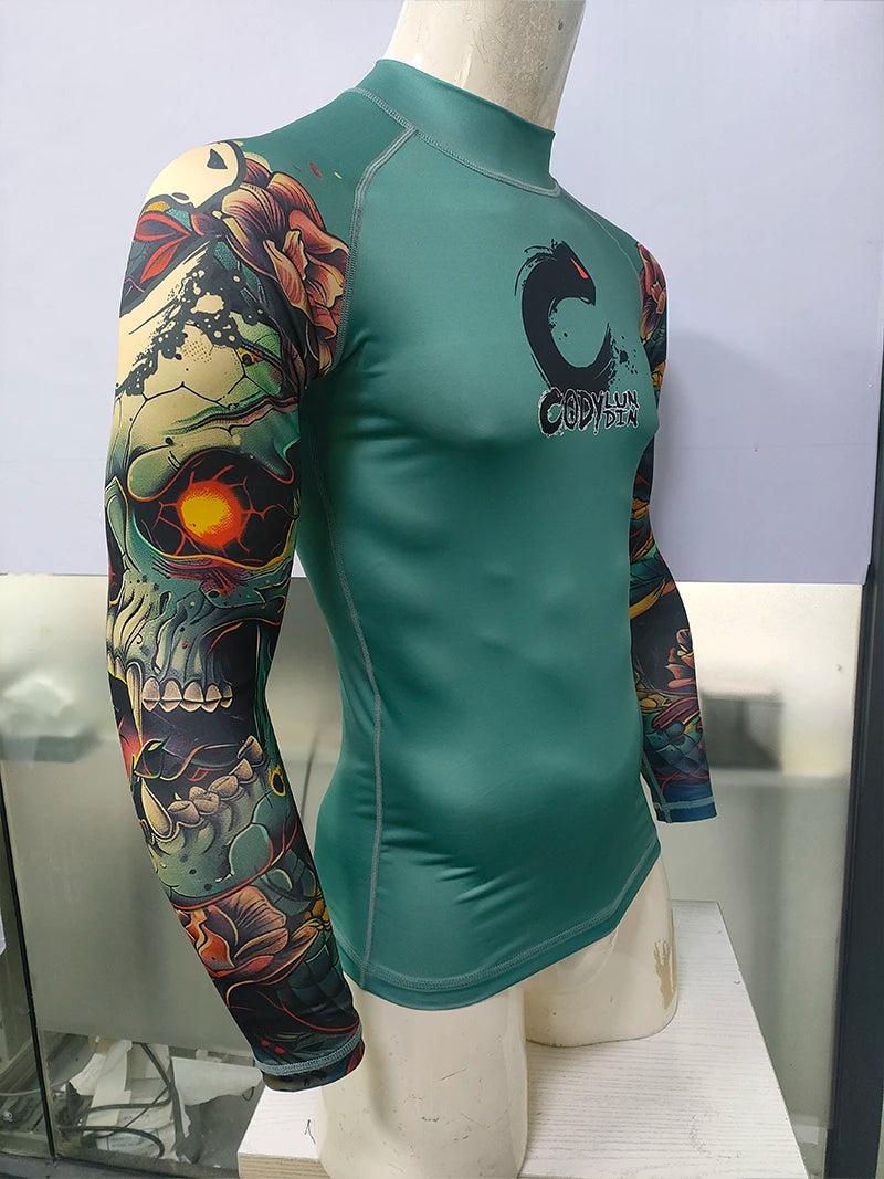 Traje de surf manga larga UPF 50+ – Protección solar y libertad de movimiento