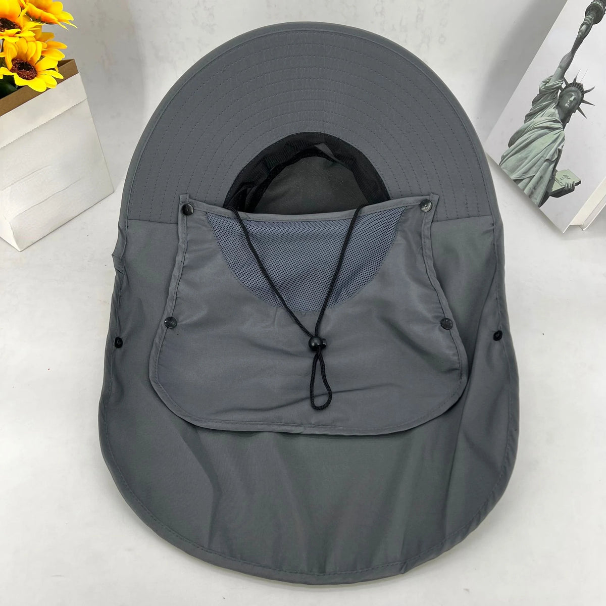 UPF50+  Sombrero para sol Neck Cover Outdoor Fishing Hiking UV Protection