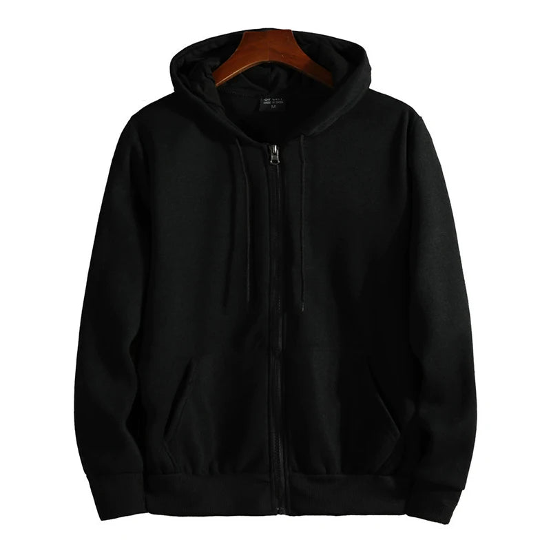 Hoodie con cierre completo – Corte holgado hombre