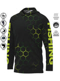 Camiseta de pesca con capucha UPF 50+ – Secado rápido y absorción de humedad