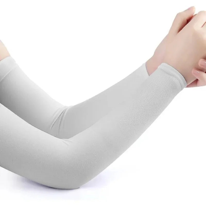 Mangas de protección solar Ice Silk UPF | Antideslizantes para ciclismo y outdoor