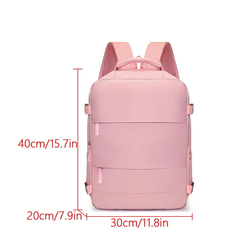 Mochila de viaje apta para cabina | Compacta, ligera y organizada para volar sin facturar