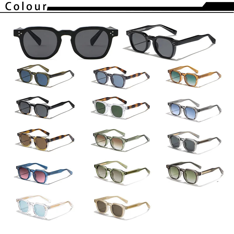 Gafas de sol cuadradas retro UV400 | Estilo punk fashion para hombre y mujer
