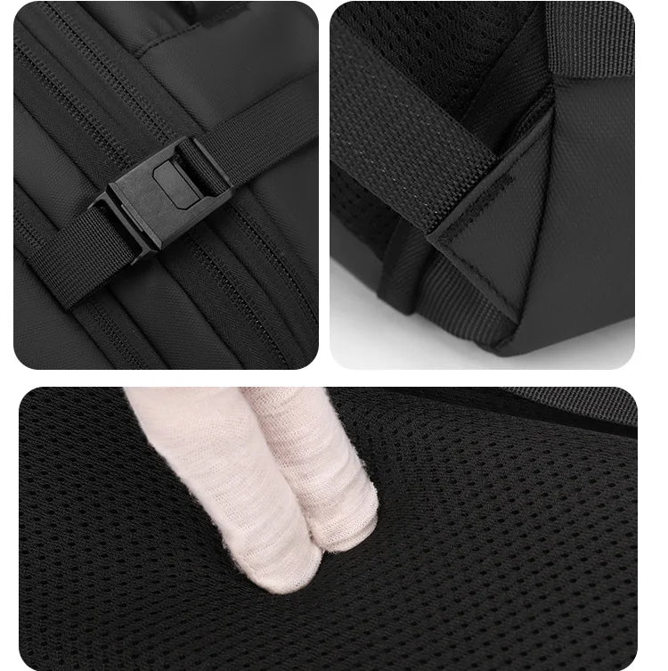 Mochila multifuncional compresión al vacío unisex | Equipaje de mano con compartimento portátil