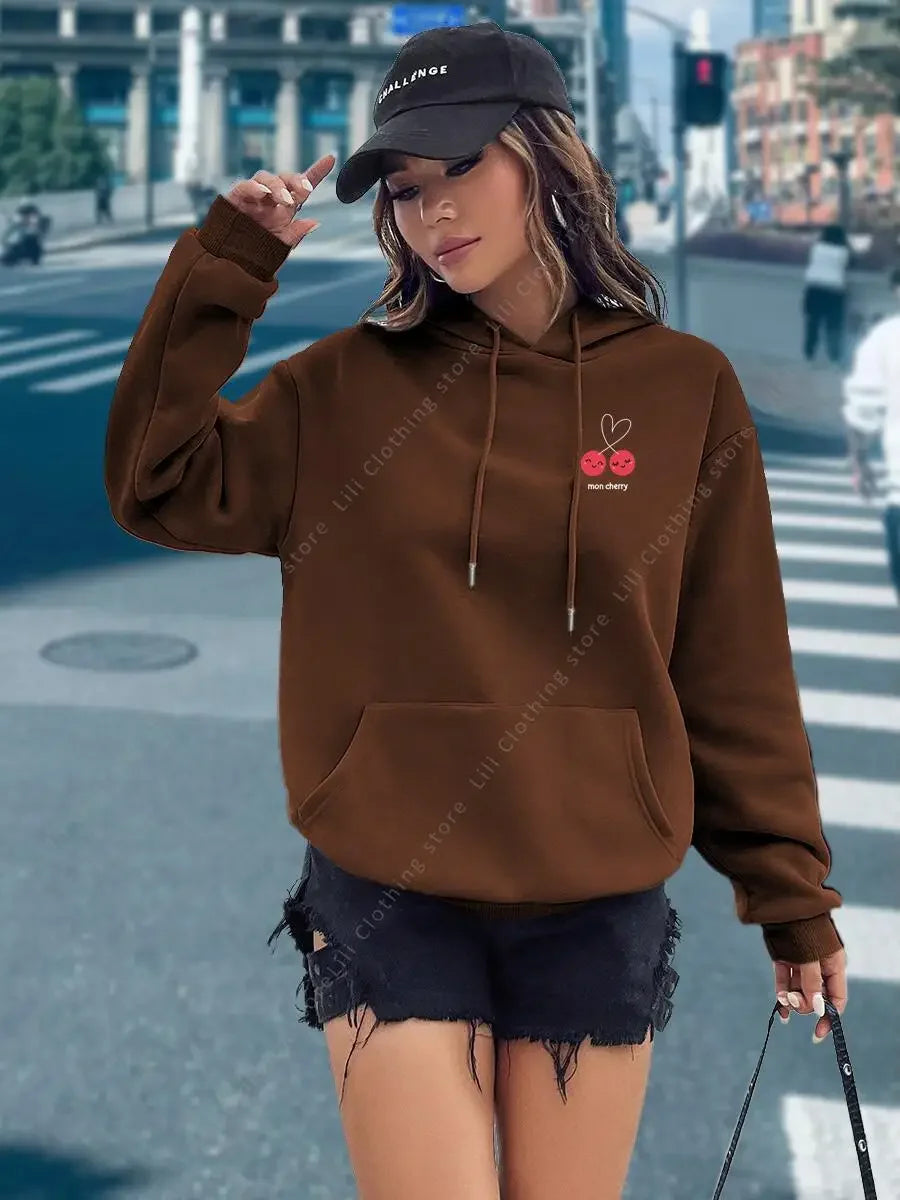 Hoodie forrado polar con capucha – Mujer S-3XL
