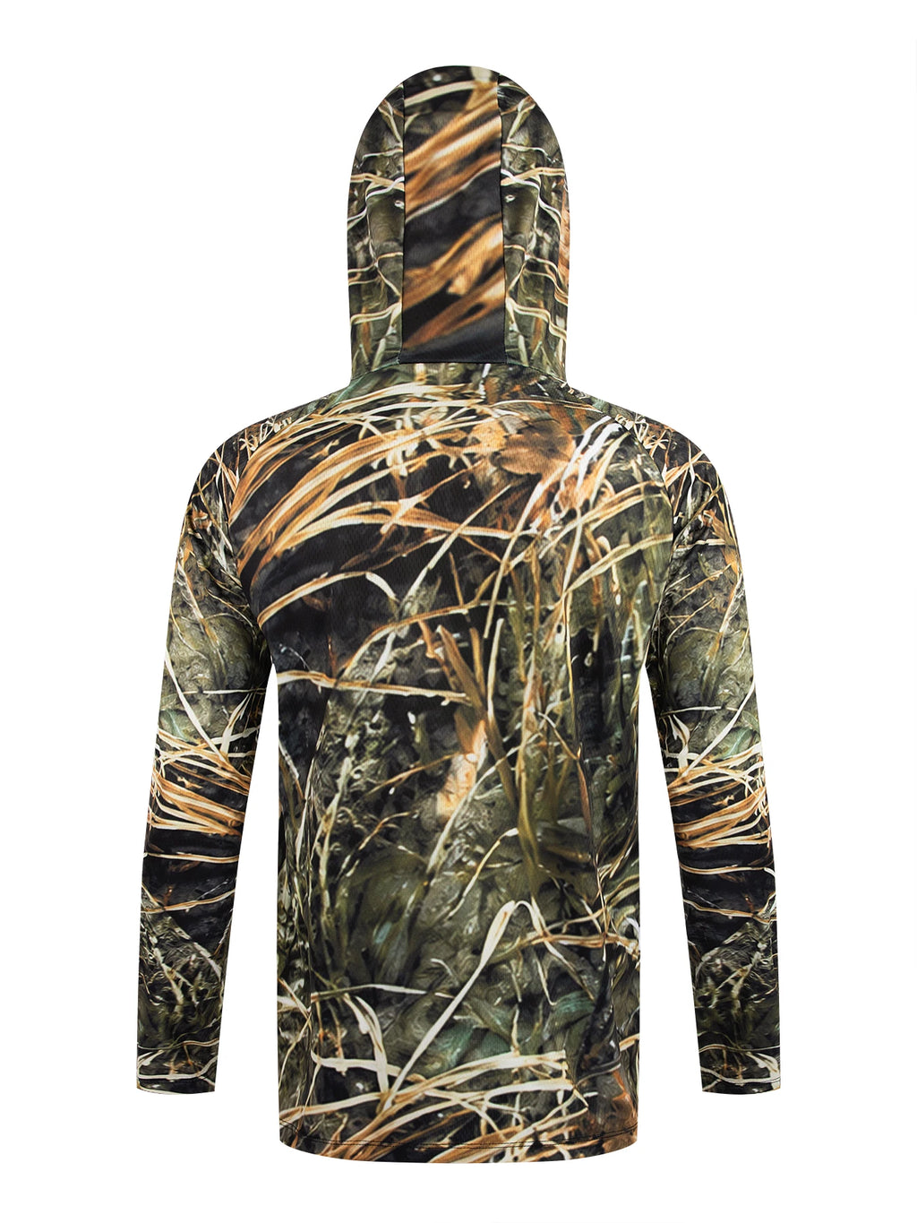 Camiseta de pesca manga larga con capucha y protección UV – Hombre