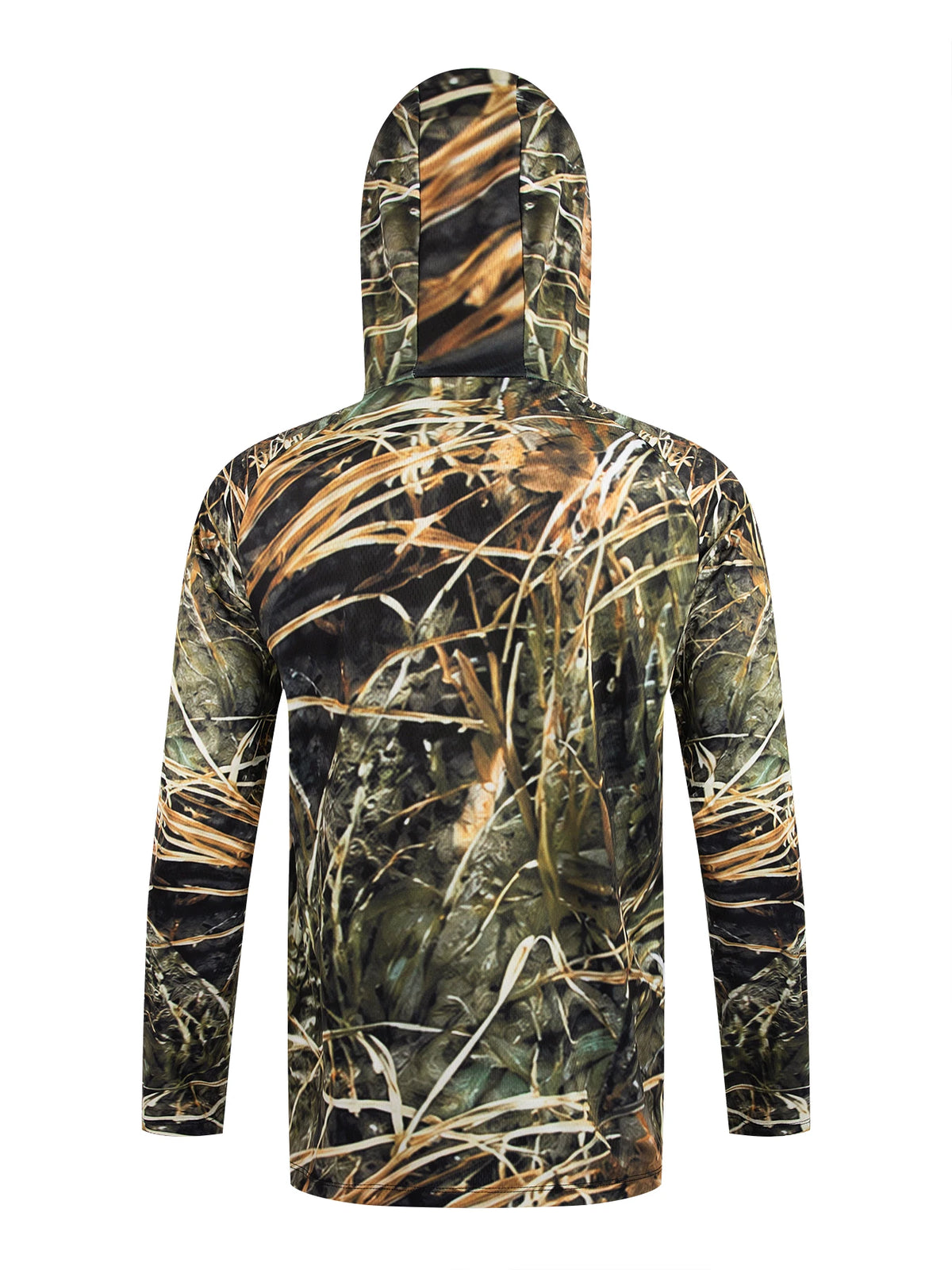 Camiseta de pesca manga larga con capucha y protección UV – Hombre
