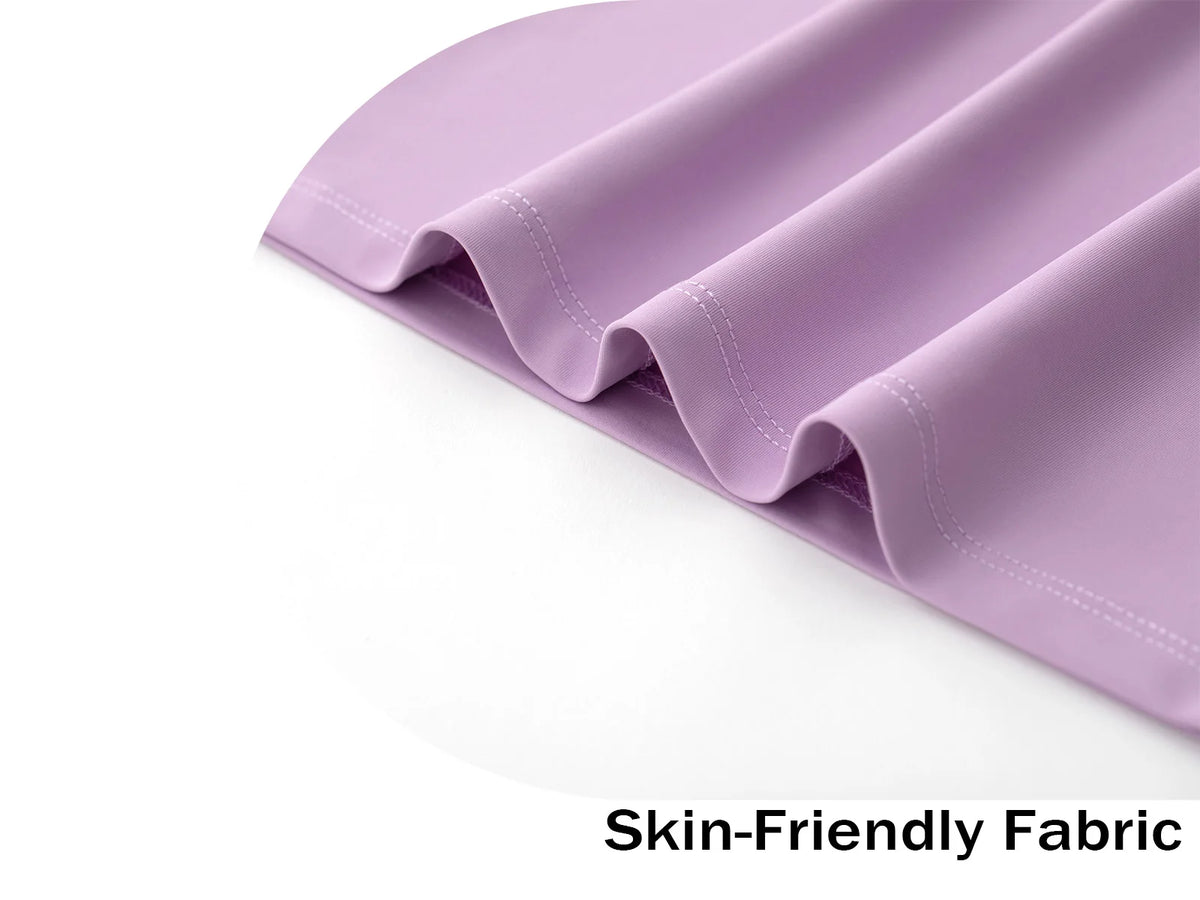 Camiseta para mujer con protección UV UPF50+, manga larga, cremallera corta, cordón lateral, aberturas para los pulgares y tejido transpirable.