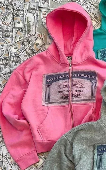 retro autumn hoodies for hombre y mujer printed personalized patterns street style street hooded cardigan long sleeves